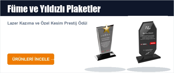 Füme & Yıldızlı Plaketler