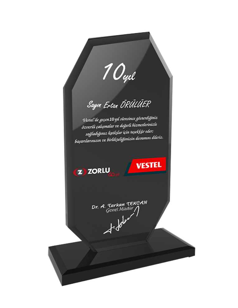 FÜME PLAKETLER