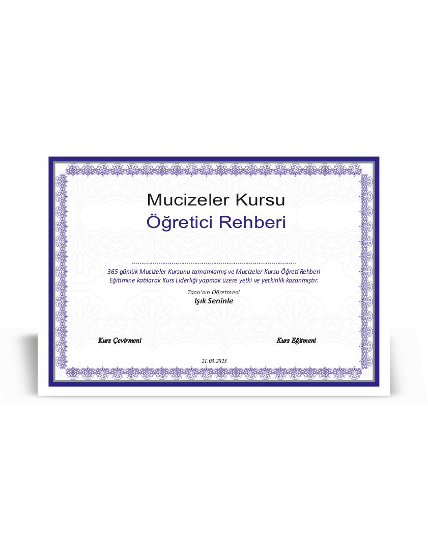 KURS BELGESİ